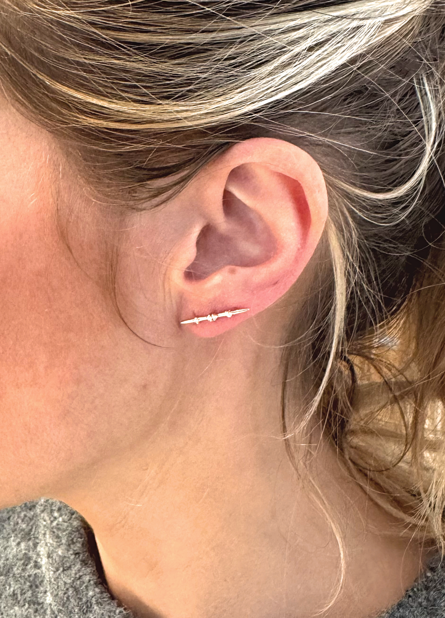 Boucle d'oreille Céleste